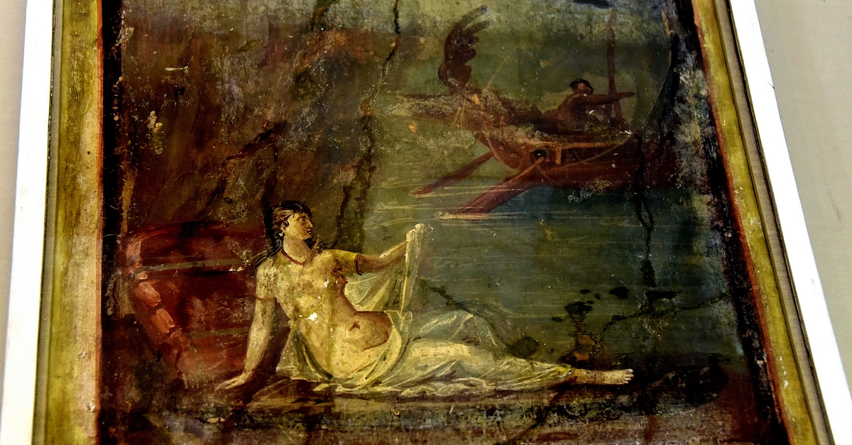 Fresco of Ariadne on Naxos (Illustration) - World History Encyclopedia