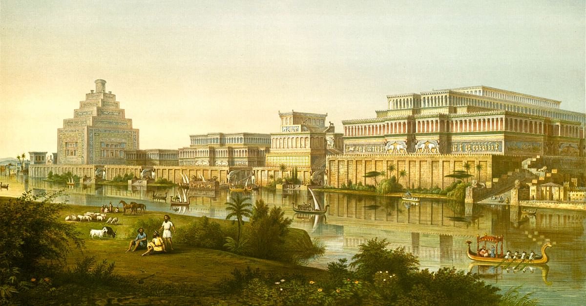 The Palaces at Nimrud Restored (Illustration) - World History Encyclopedia