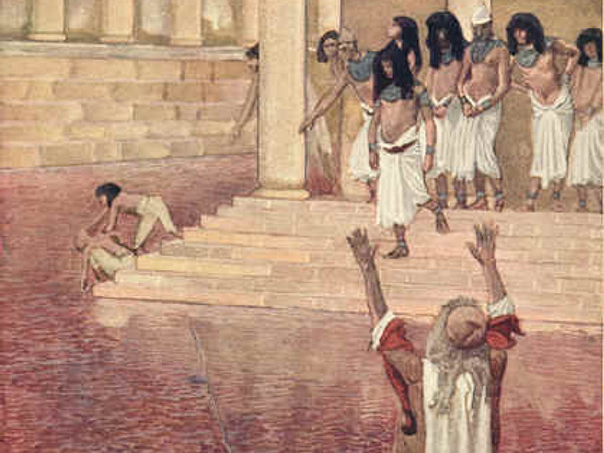 First Plague of Egypt Illustration World History Encyclopedia