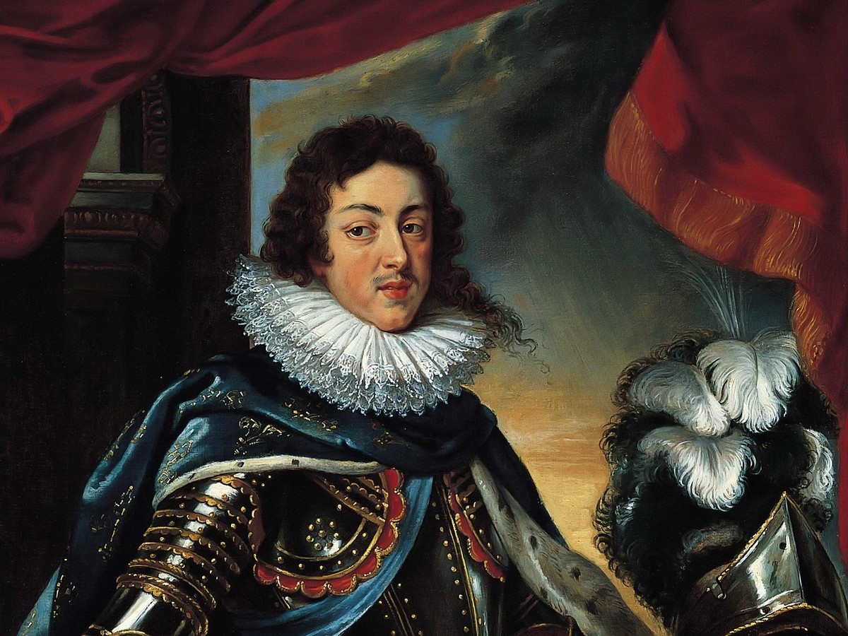 Louis XIII. Portrait of King Louis XIII of France (1601-1643) by