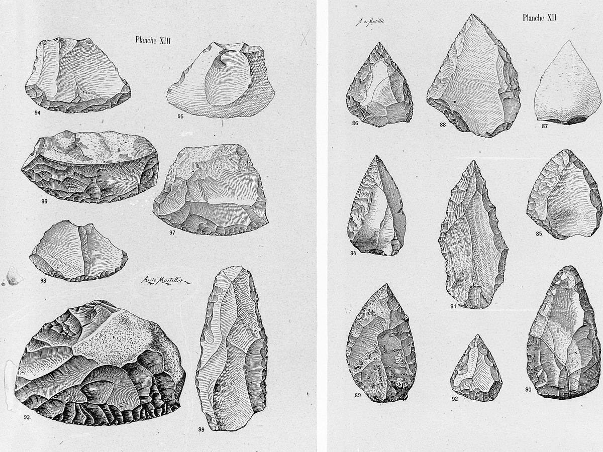 Stone tools from Holon. (A) Handxe; (B) chopper; (C) double convex... |  Download Scientific Diagram