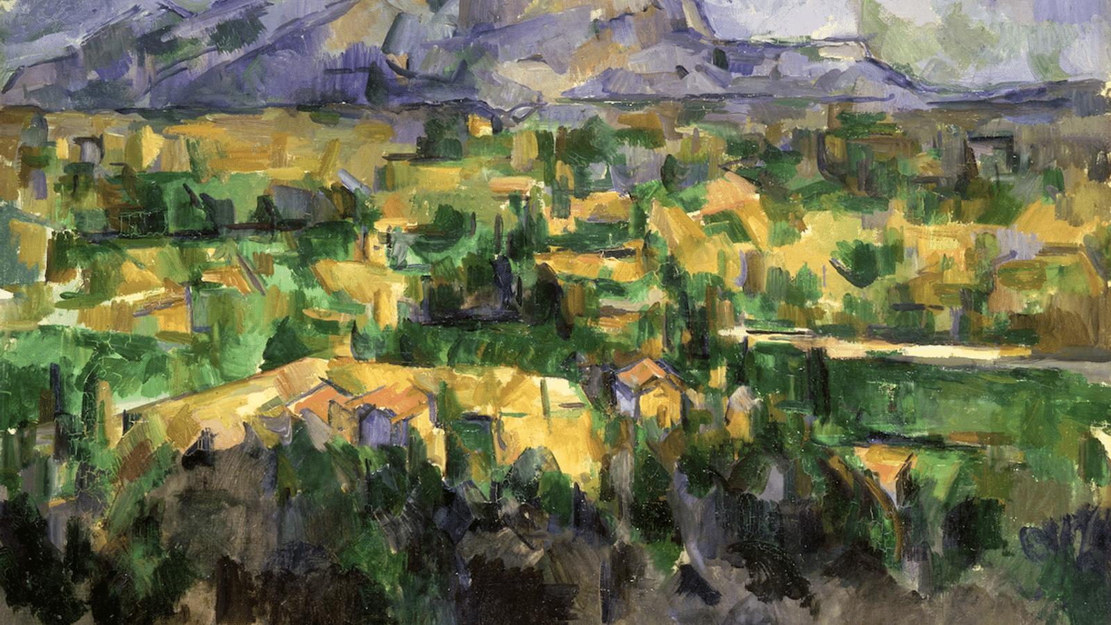 Mont Sainte-Victoire by Cézanne (Illustration) - World History 