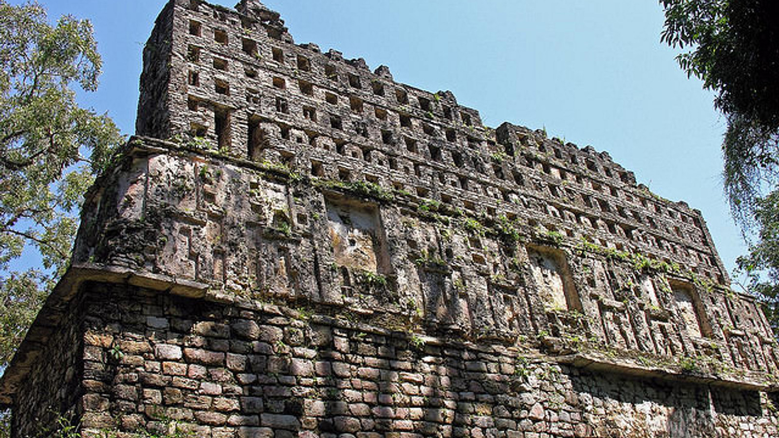 Vintage framed Maya site of Yaxchilan art store