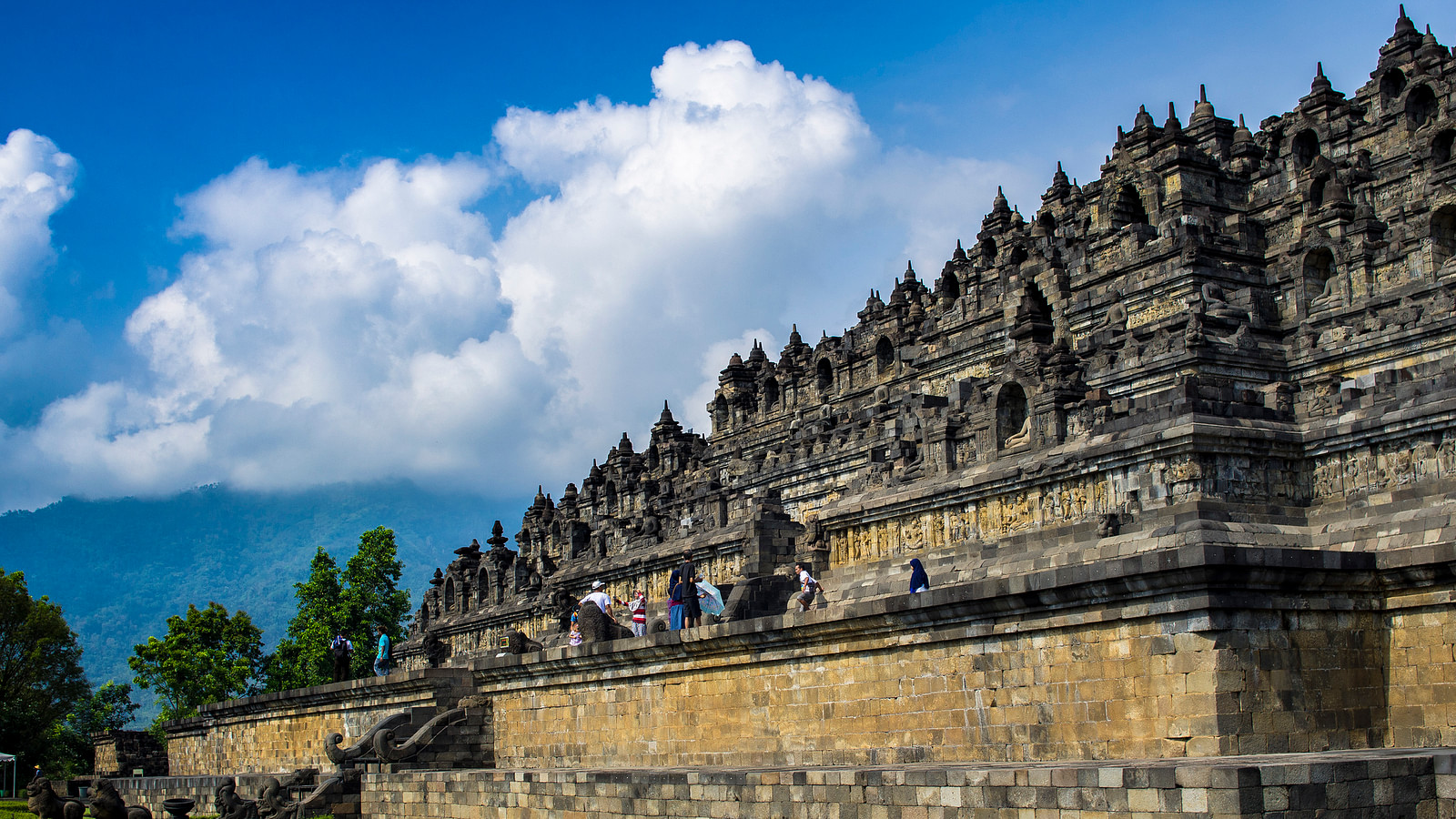 Borobudur! the ancient sight and world heritage of Indonesia