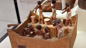 Model of an Egyptian Granary