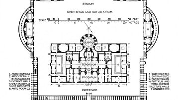 baths of diocletian floor plan