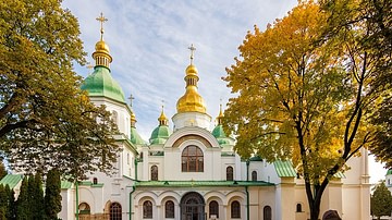 Entrance to Saint Sophia Cathedral, Kyiv