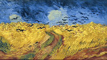 Wheatfields with Crows by van Gogh