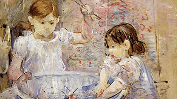 Children with a Bowl by Morisot