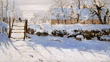 The Magpie by Monet