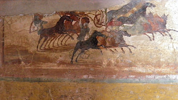 Chariot Race from Pompeii
