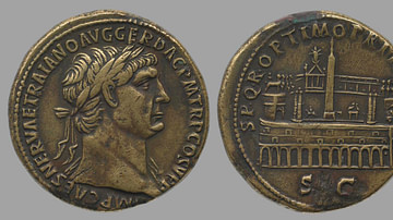 Sestertius Commemorating Trajan's Rebuilding of the Circus Maximus