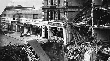 Balham Bomb Damage, London Blitz