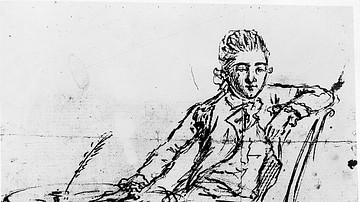 Self-portrait of John André Before his Execution