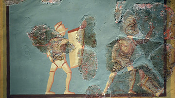 Fresco with Gladiators