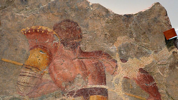 Fresco with a Gladiator
