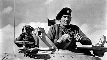 General Montgomery in a Grant Tank