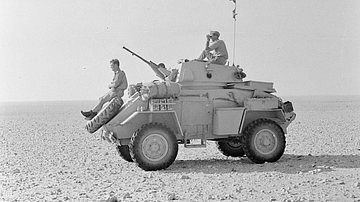 British Armoured Car, Western Desert