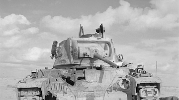 Disabled Matilda Tank, Tobruk