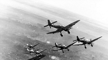Formation of Junkers Ju 87s