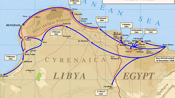 Map of Operation Compass