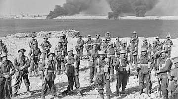 Australian Troops after the Capture of Tobruk, 1941