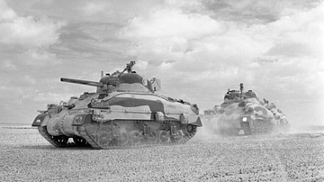 Sherman Tanks, El Alamein