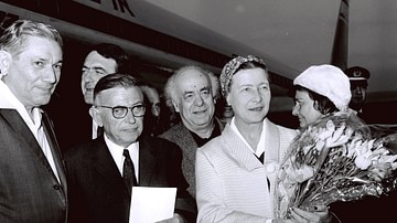 Sartre and Beauvoir in Israel