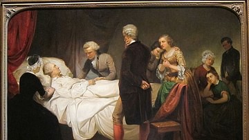 Washington on his Deathbed