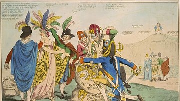 Political Cartoon Depicting the XYZ Affair