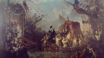 The Arrival of George Washington at New York City, April 30, 1789