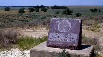 Sand Creek Battle Ground Marker