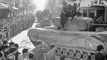 Allied Victory Parade, Tunis, 1943