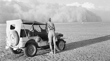 British Soldier & Sandstorm, 1942