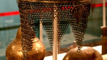 Medieval Azerbaijani Helmet, State of Atabegs