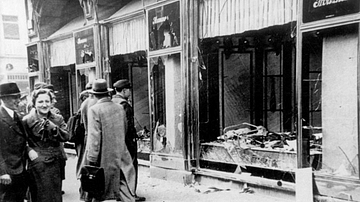 Smashed Jewish Shops, Magdeburg