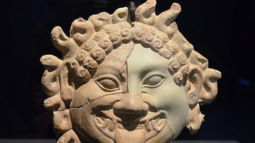 Antefix with a Gorgon Head