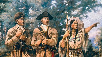 Sacagawea with Lewis and Clark