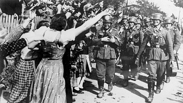 German Troops Enter the Sudetenland