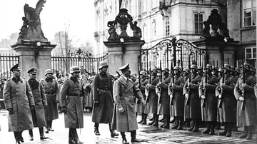 Hitler at the Gates of Prague Castle