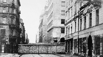 Walled Jewish Ghetto, Warsaw