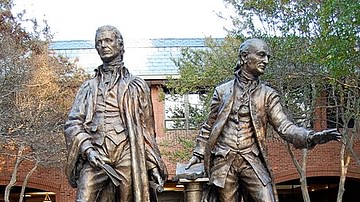 Statue of John Marshall and George Wythe