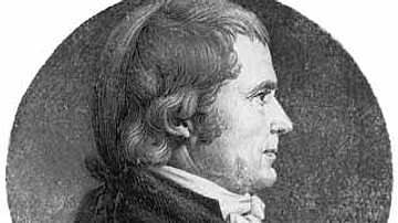 Engraving of John Marshall, 1808