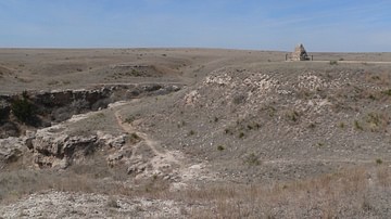 Monument at Battle Canyon