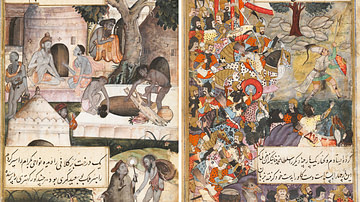 Two Folios from the Baburnama