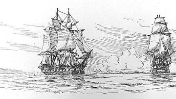 HMS Leopard Fires on USS Chesapeake