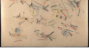 Red Horse Pictographic Account of Little Bighorn