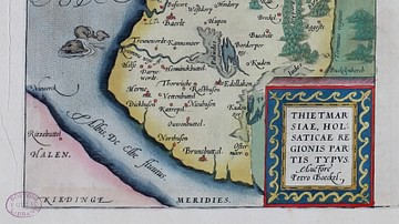 16-century Map of Dithmarshen