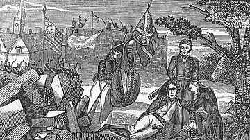 Death of General Pike at the Battle of York