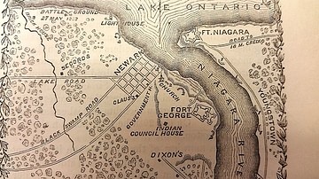 Map of Fort George, c. 1812